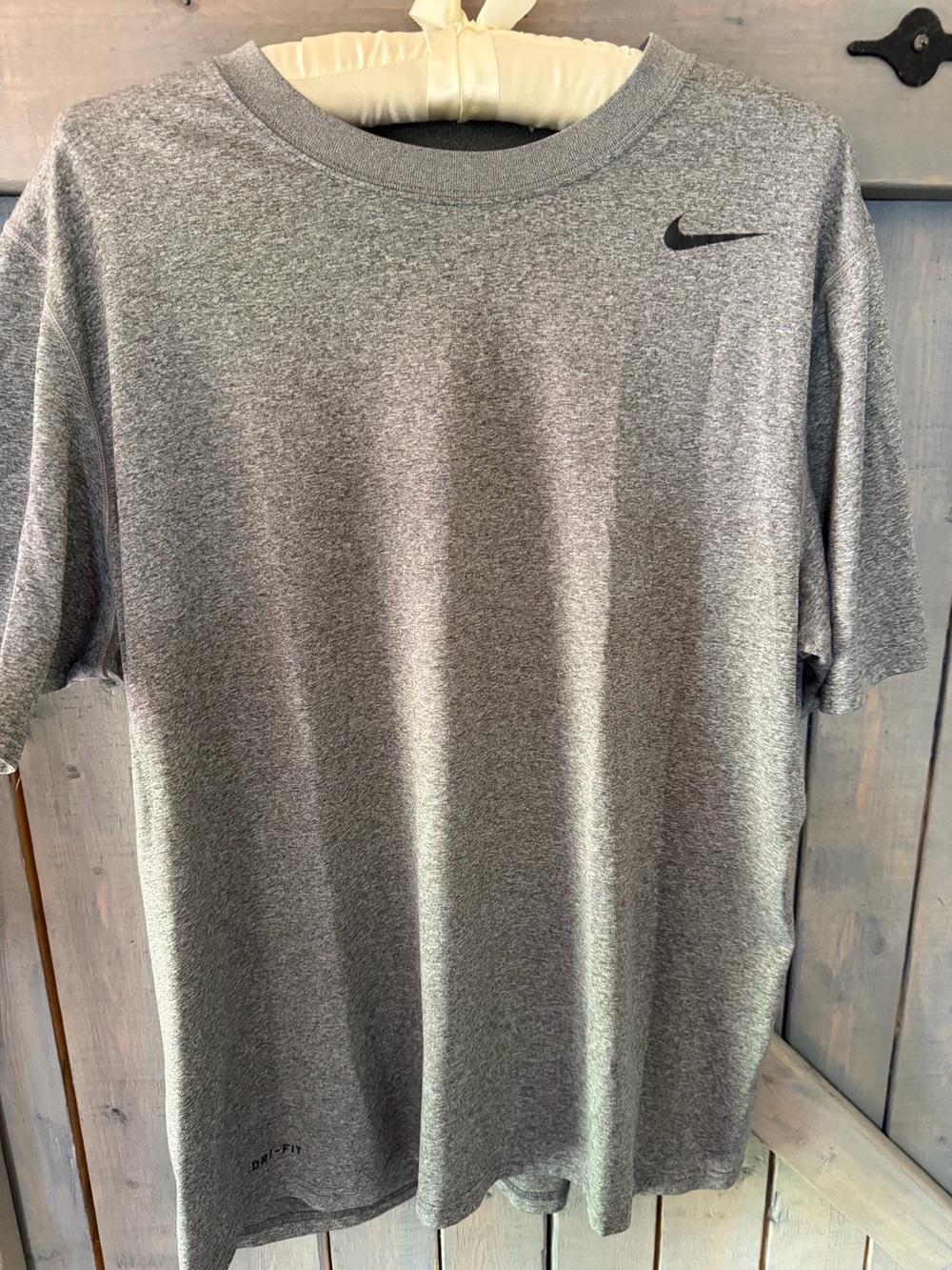 Nike Gray Short Sleeve Dri-FIT Tee